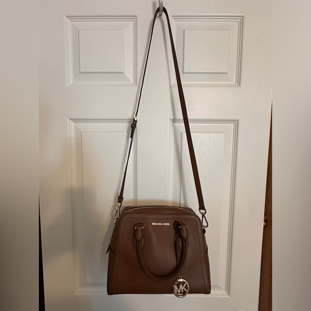 NWOT Michael Kors tan satchel/crossbody